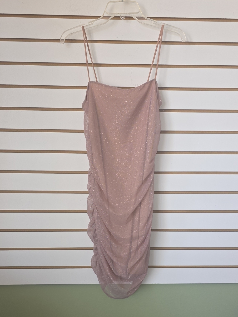 Windsor Sparkle Ruched Slip Dress